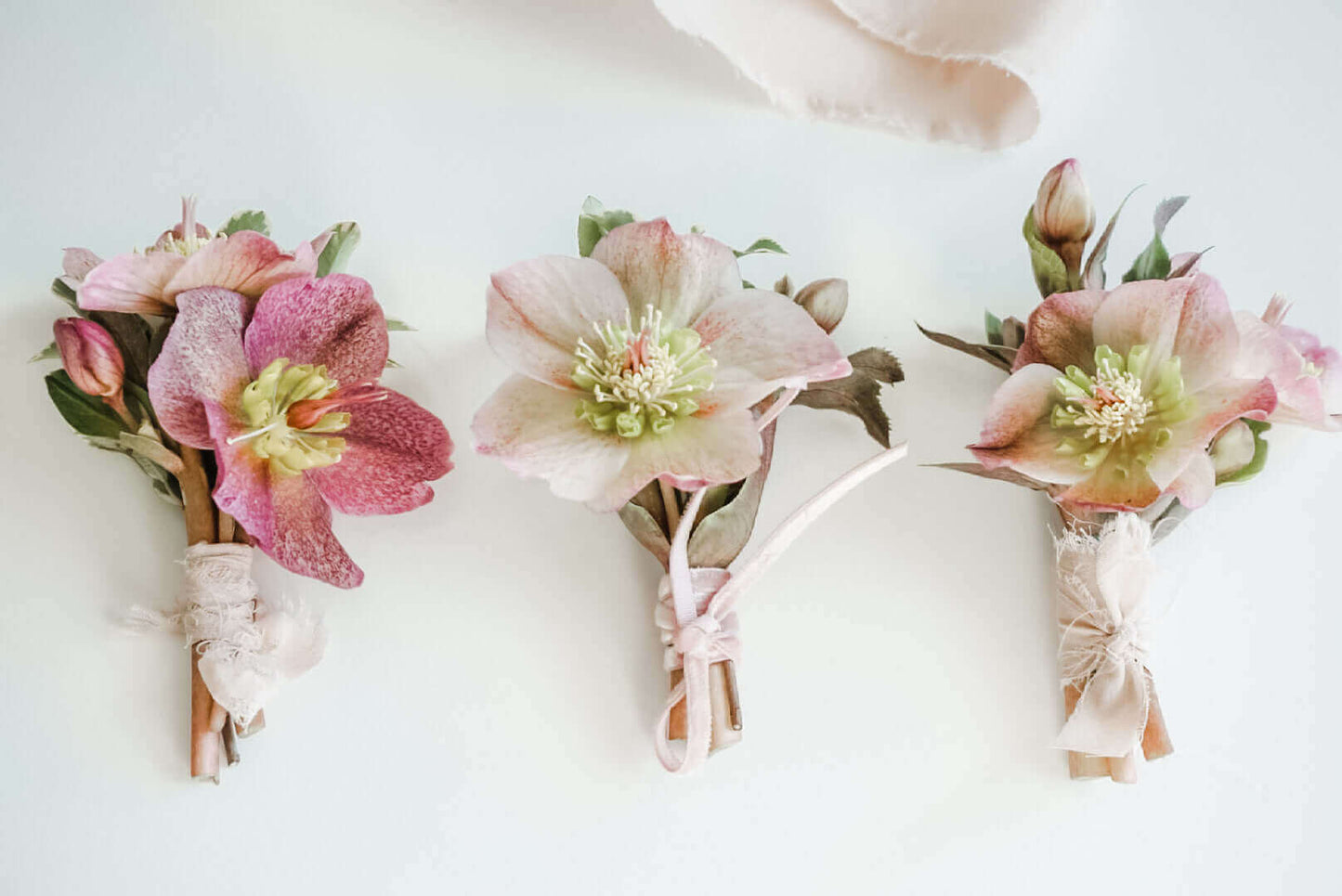 The Flower Nook can design a simple classic single rose or we can be creative and design with some exotic beautiful spring blooms in your desired colour theme.