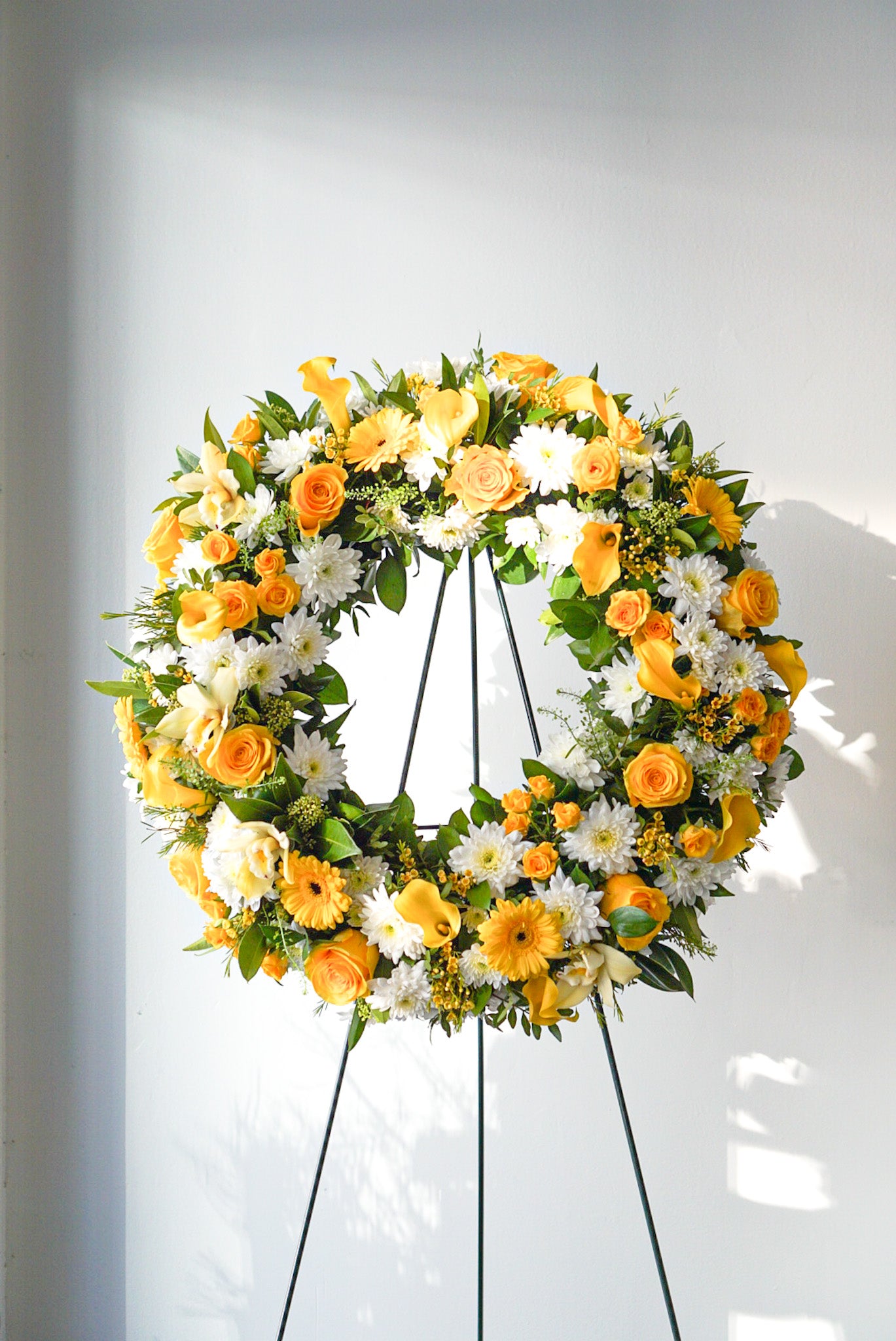 Sympathy Flowers - Graceful Wreath
