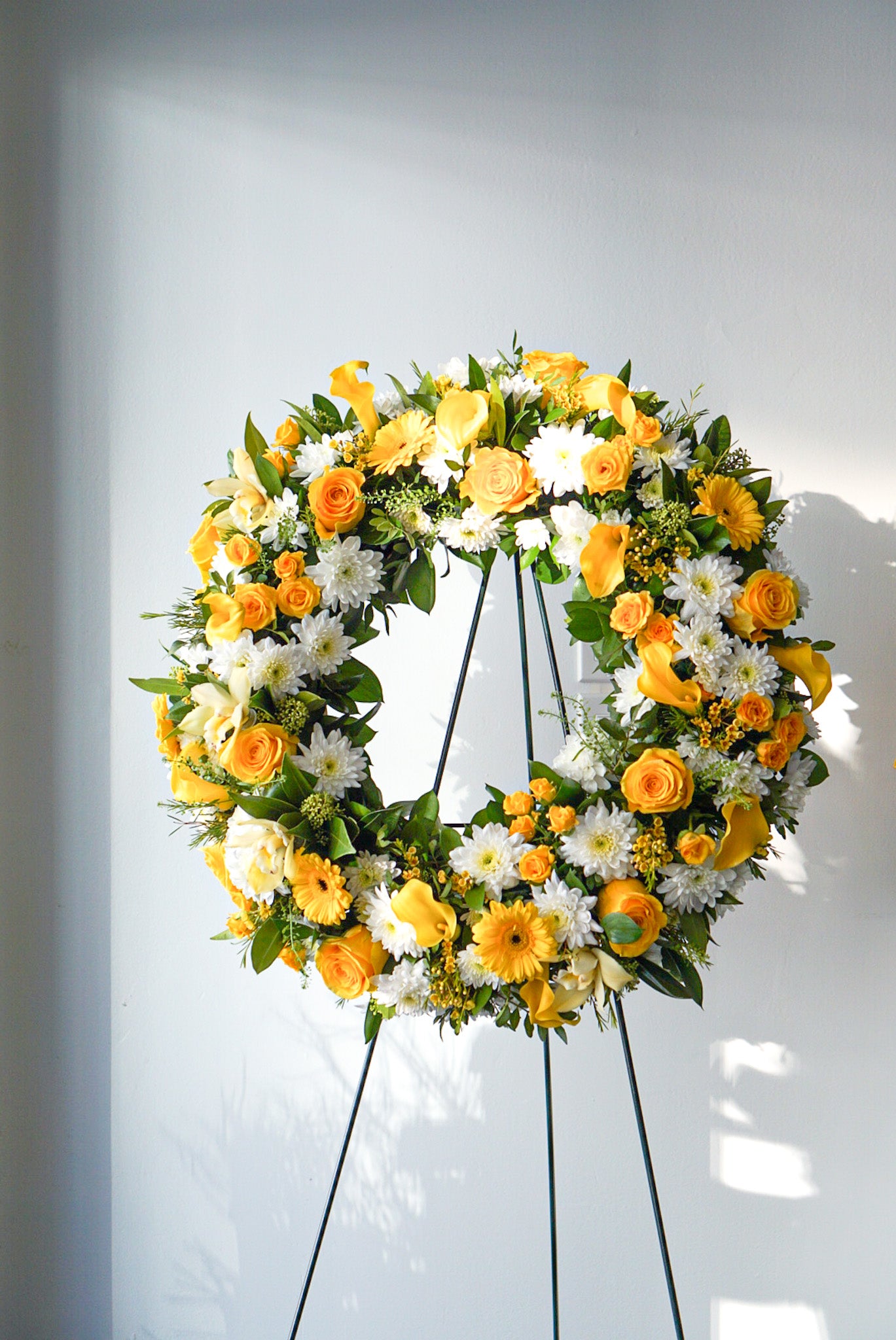 Sympathy Flowers - Graceful Wreath
