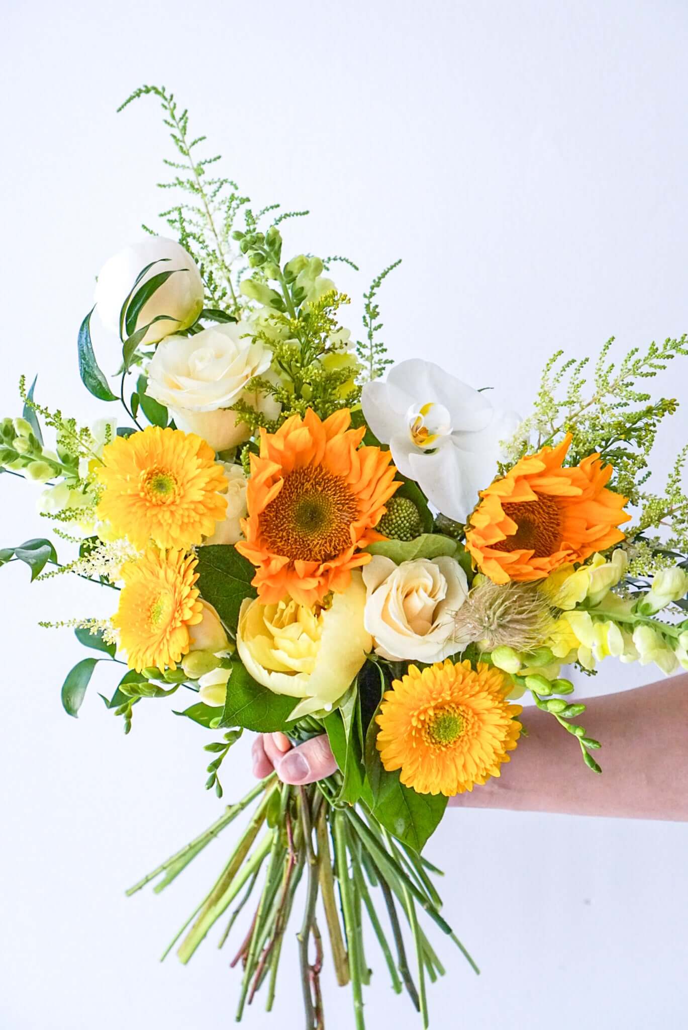 Seasonal Hand-tied bouquet