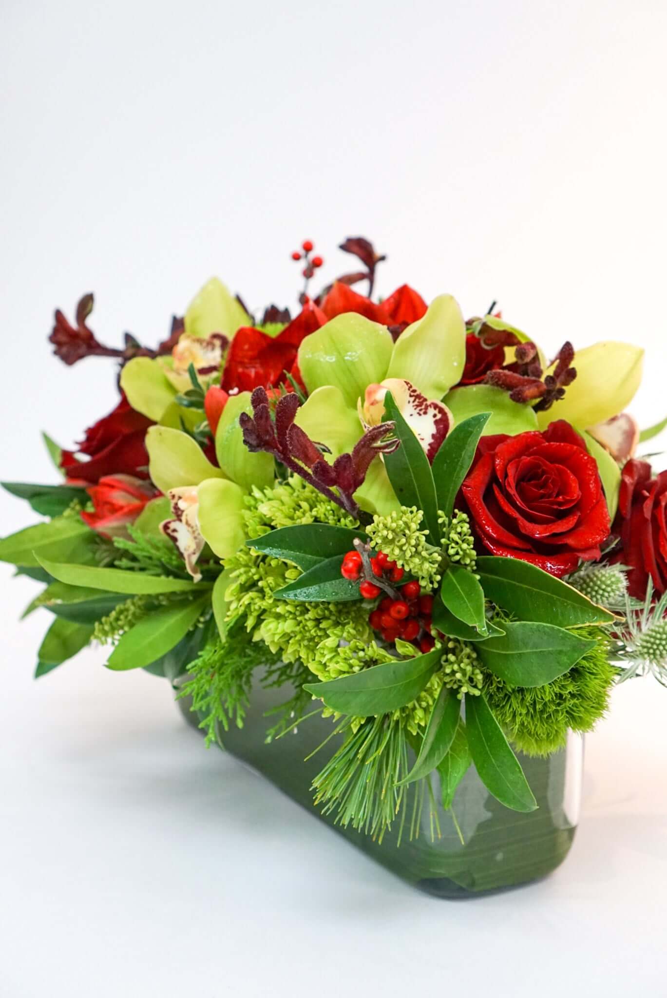 Christmas Wish Centerpiece - Flower Nook - Toronto Florist