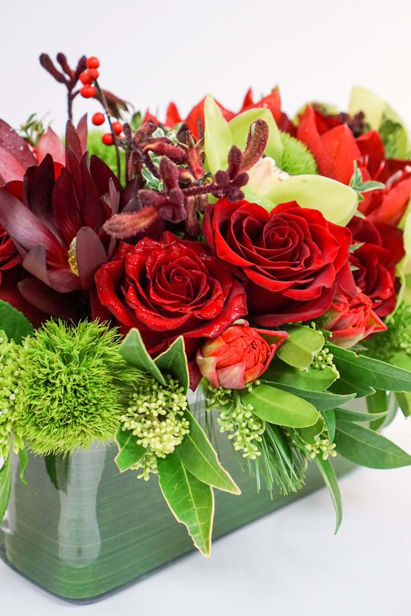 Christmas Wish Centerpiece - Flower Nook - Toronto Florist