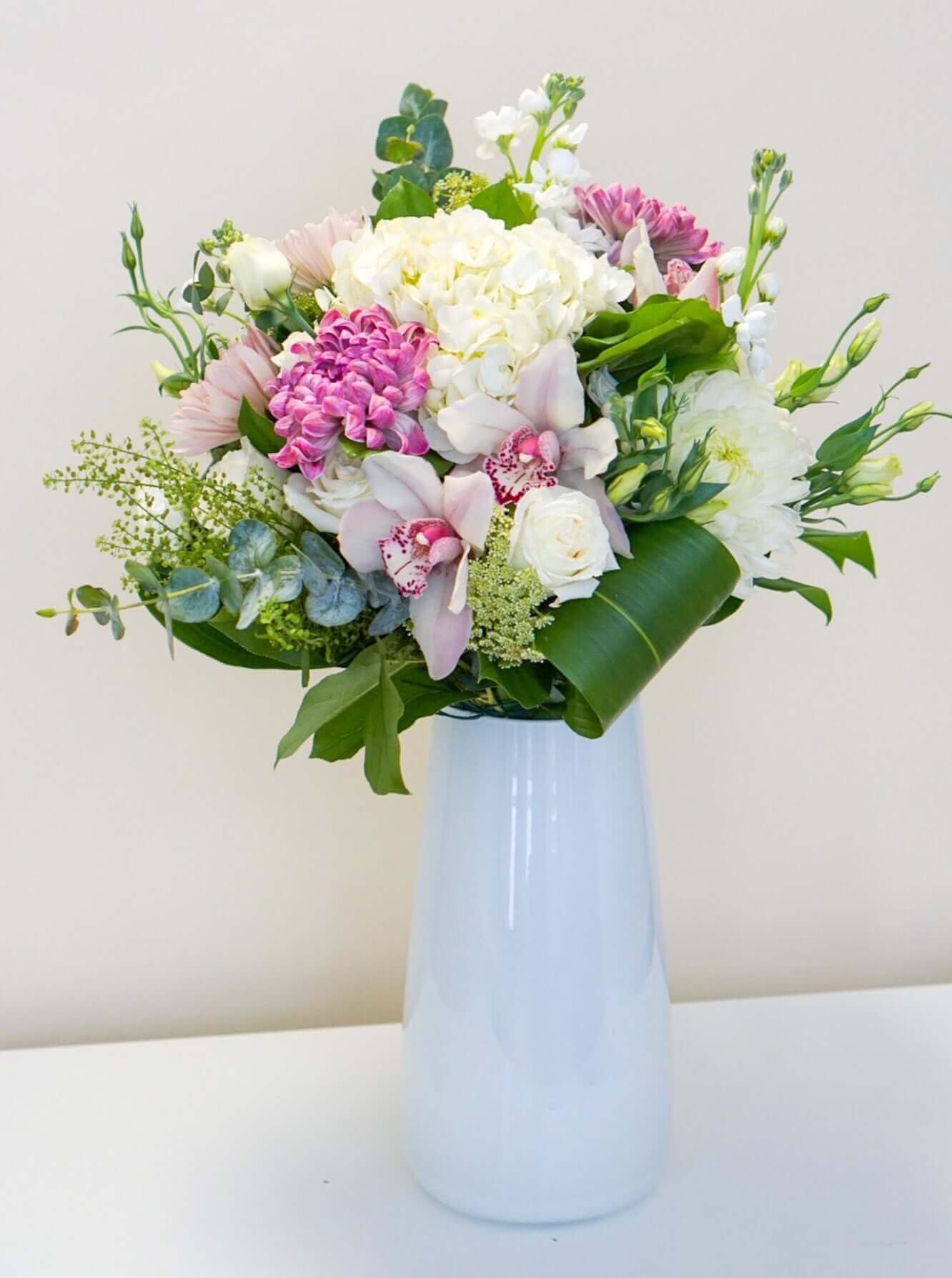 Blush arrangement