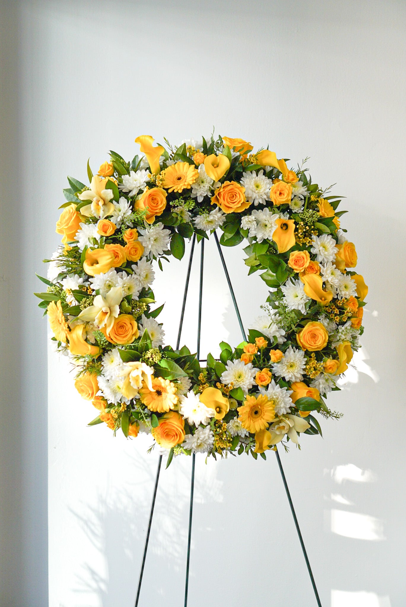 Sympathy Flowers - Graceful Wreath