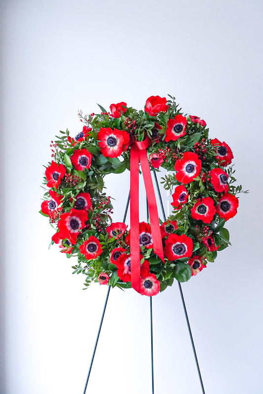 Sympathy Flowers - Remembrance Wreath