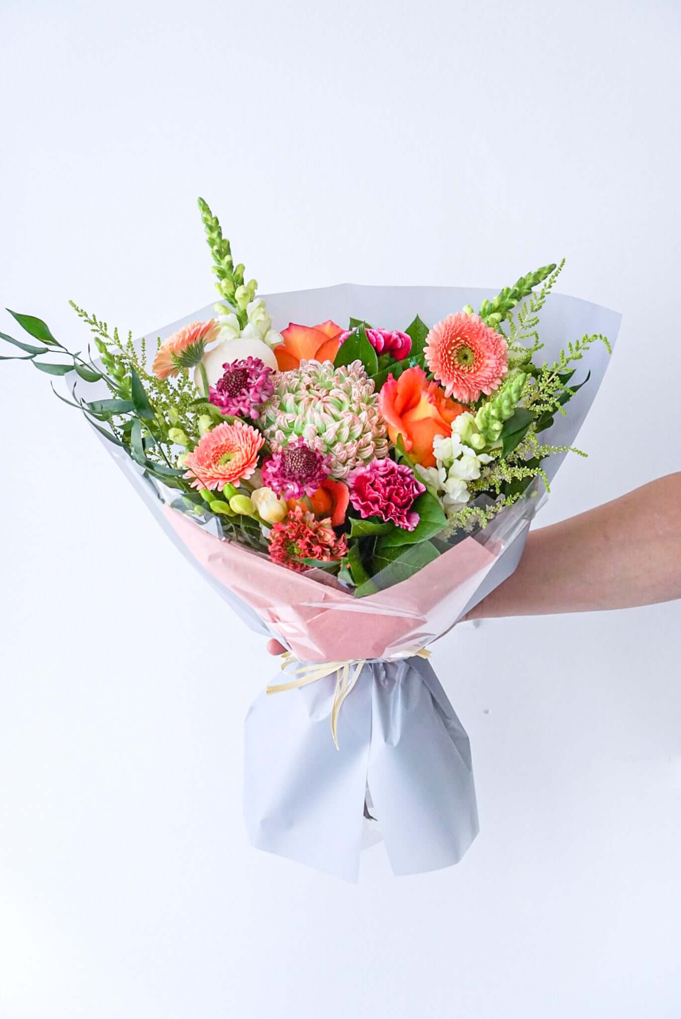 Seasonal Hand-tied bouquet