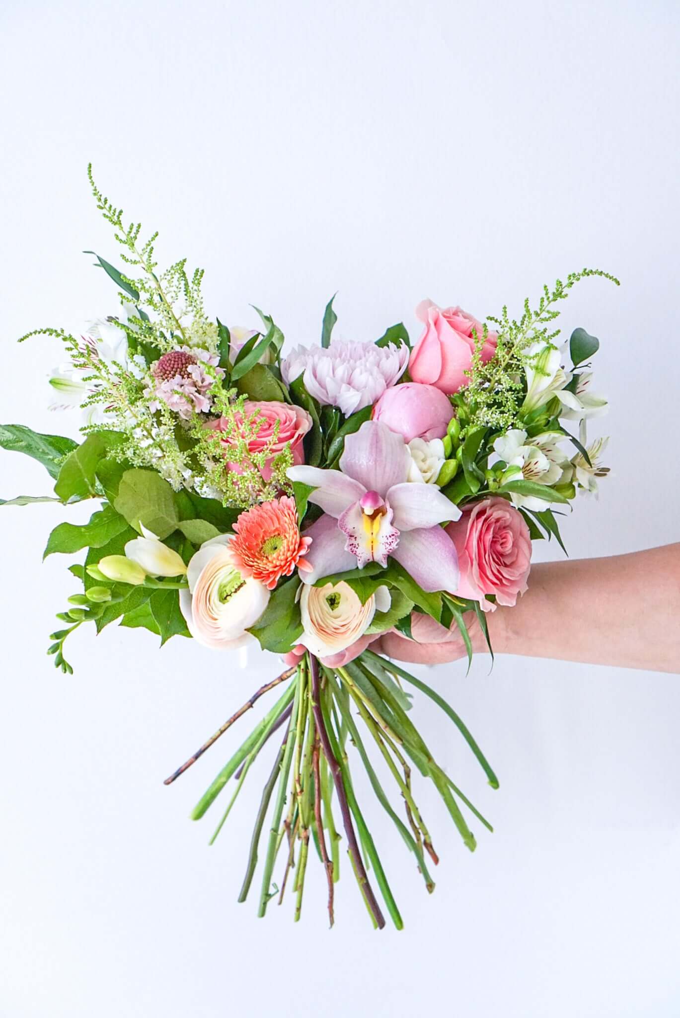 Seasonal Hand-tied bouquet